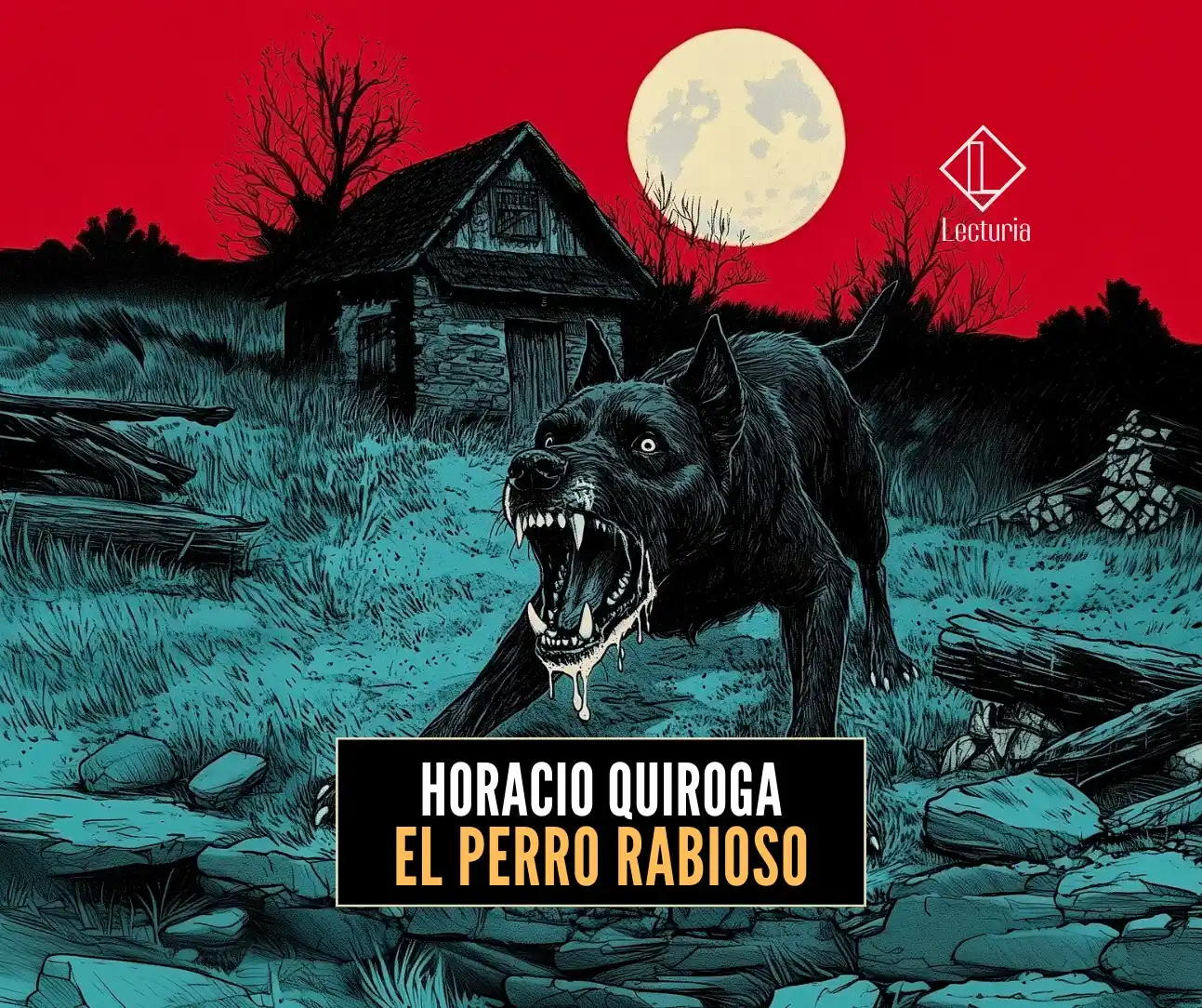 Image from Lecturia : Biblioteca de relatos: «El perro rabioso» es un cuento de Horacio Quiroga, publicado en 1917 ...