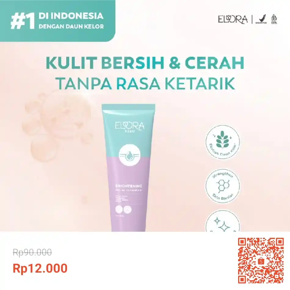 Image from SiCode Voucher + Hidden GEM Shopee: ELORA BEAU - BRIGHTENING FACIAL WASH  With Moringa Extract    https://...