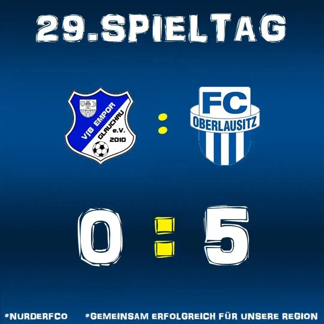 Image from FC Oberlausitz Neugersdorf e.V.: Empor Glauchau 🆚 FCO Neugersdorf 0️⃣:5️⃣ (0️⃣:4️⃣) Höchster Auswärts...
