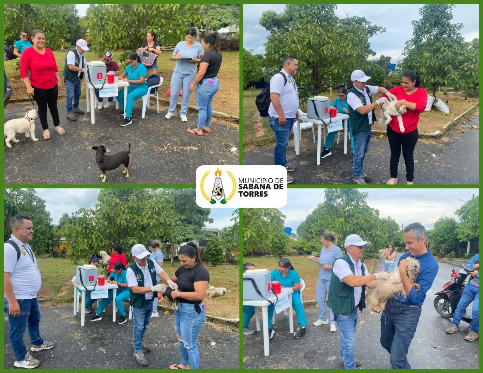 Image from Prensa Municipio Sabana de Torres: 💉 En articulación con la Gobernación de Santander, desde la Secretarí...