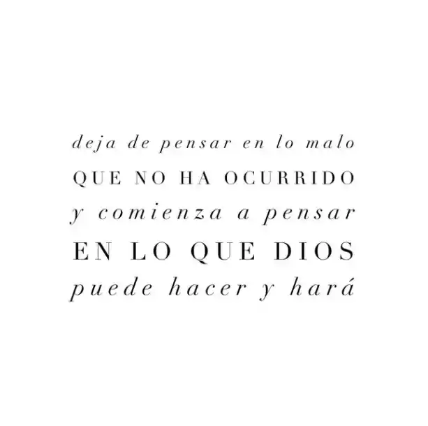 Image from BIBLIA DEVOCIONAL: 💊 _Es hora de dejar de pensar en lo malo que podría suceder debido a ...