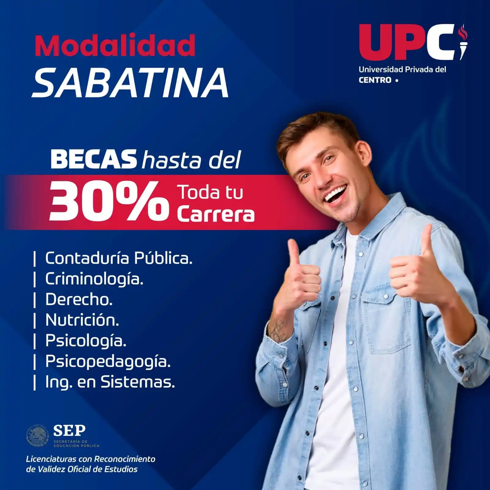 Image from Universidad Privada Del Centro: 🗣 Estudia una licenciatura en 𝗠𝗼𝗱𝗮𝗹𝗶𝗱𝗮𝗱 𝗦𝗮𝗯𝗮𝘁𝗶𝗻𝗼. Qu...