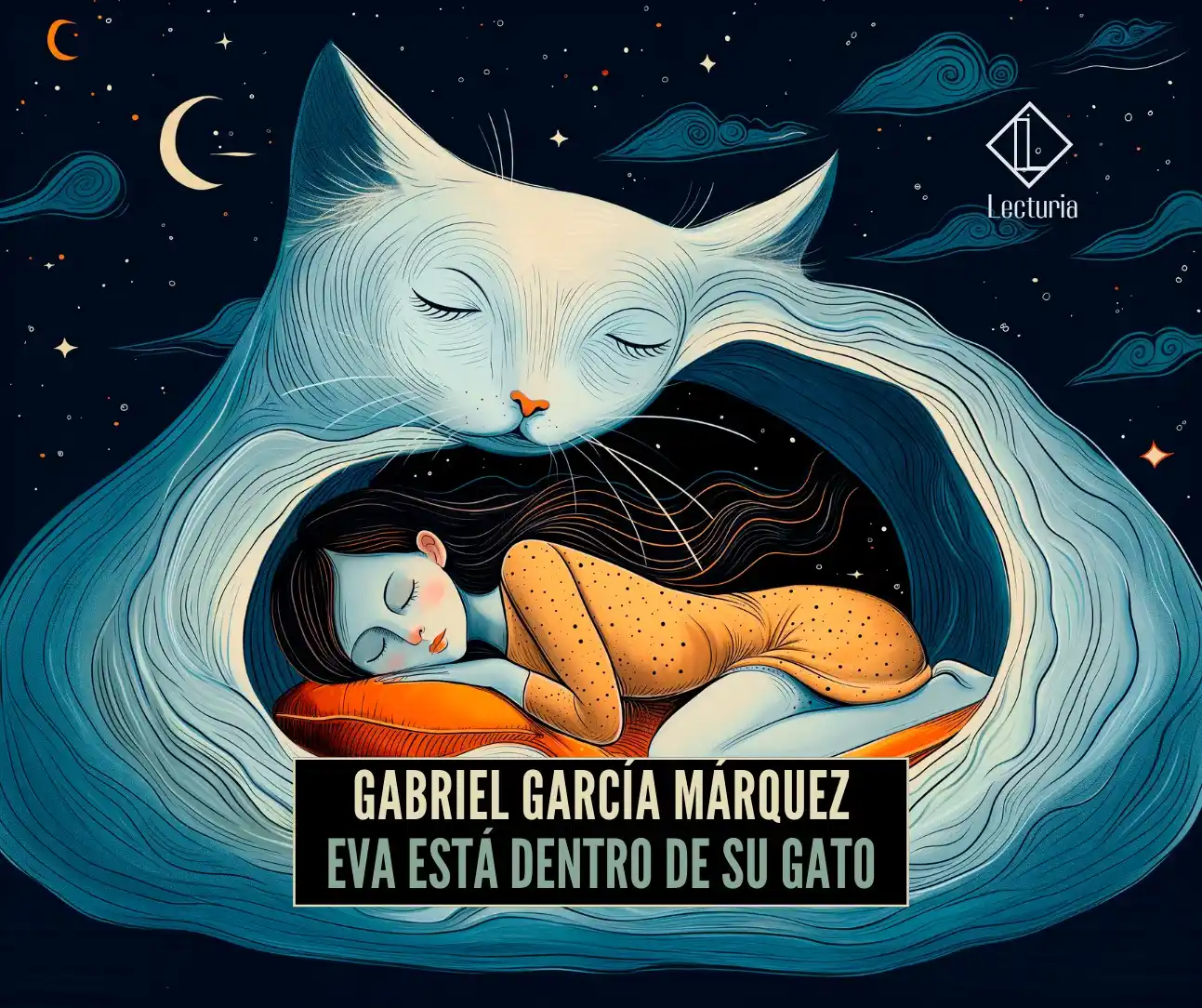 Image from Lecturia : Biblioteca de relatos: «Eva está dentro de su gato» es un cuento de Gabriel García Márquez, p...