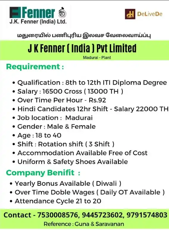 Image from Madurai Jobs & Careers: ✅ For the latest job alerts, follow our updates! 🔵Join our Telegram C...