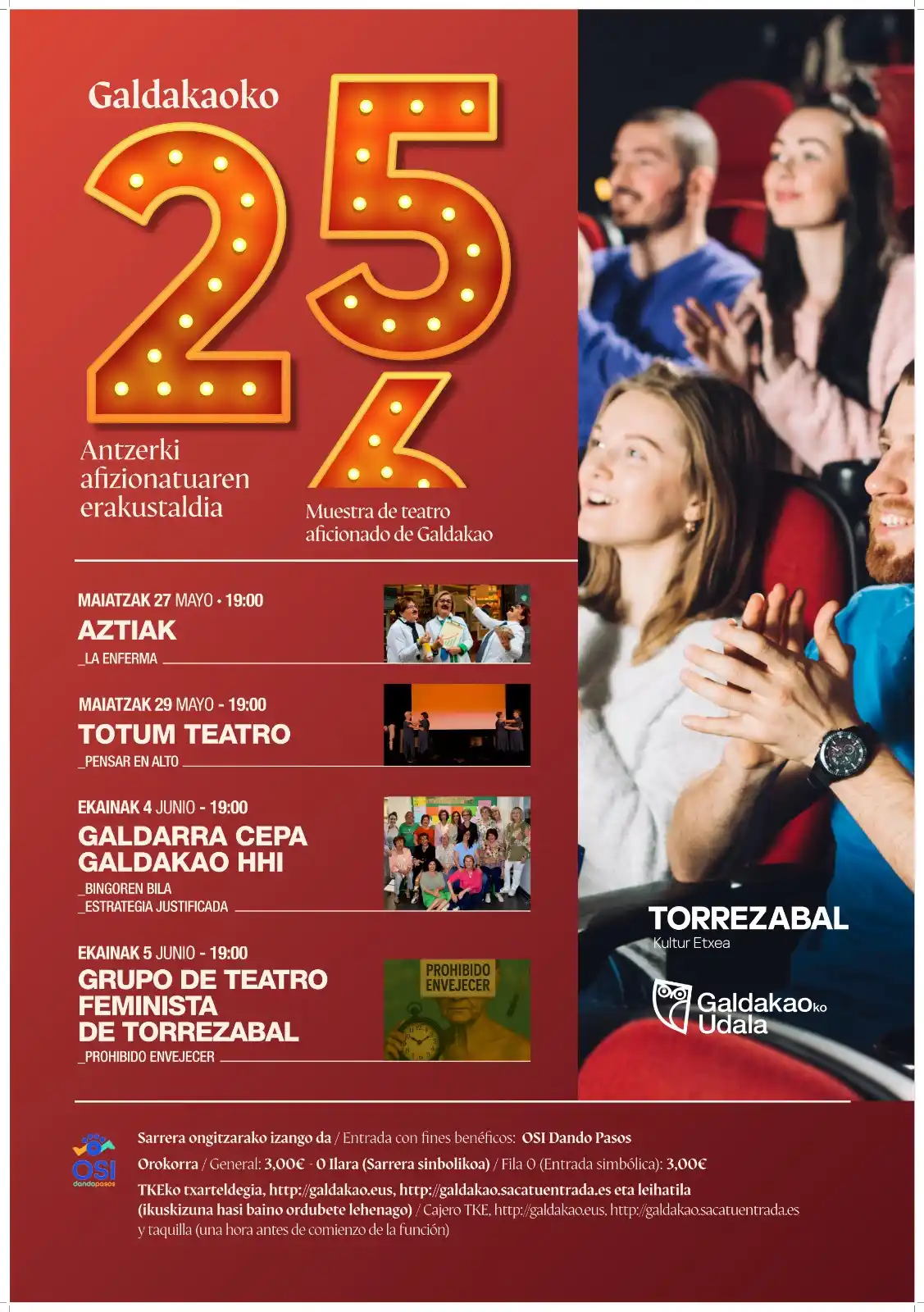 Image from Galdakaoko Udala: 🔛🎭 *Gaur 19:00etan Torrezabalen hasiera emango zaio Galdakaoko Antze...