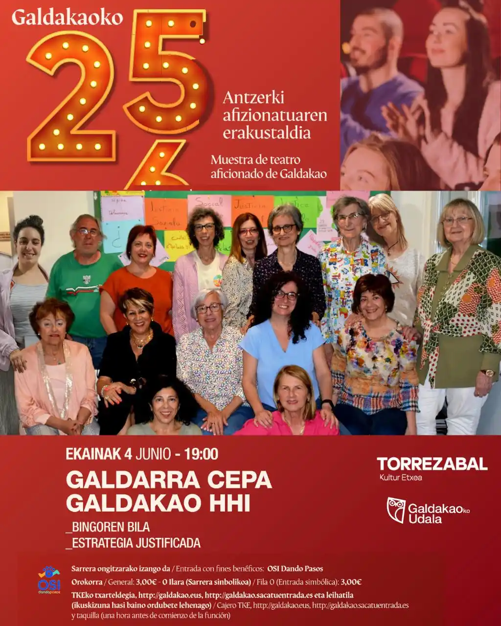 Image from Galdakaoko Udala: 🎭🗣️ *Gaur antzerkia Galdakaon / Hoy, sesión de teatro en Galdakao:* ...
