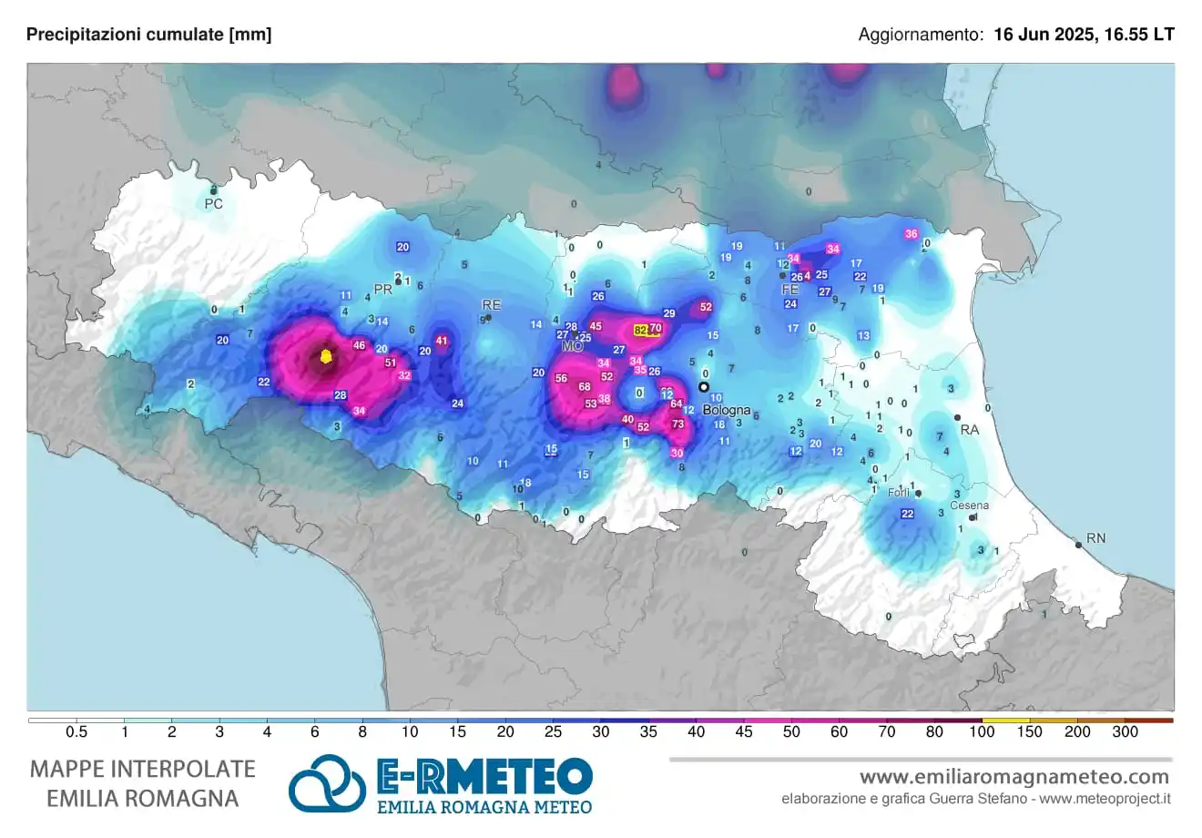 Image from Emilia Romagna Meteo: ⚠️ Gli allagamenti che si stanno verificando tra modenese e bolognese ...