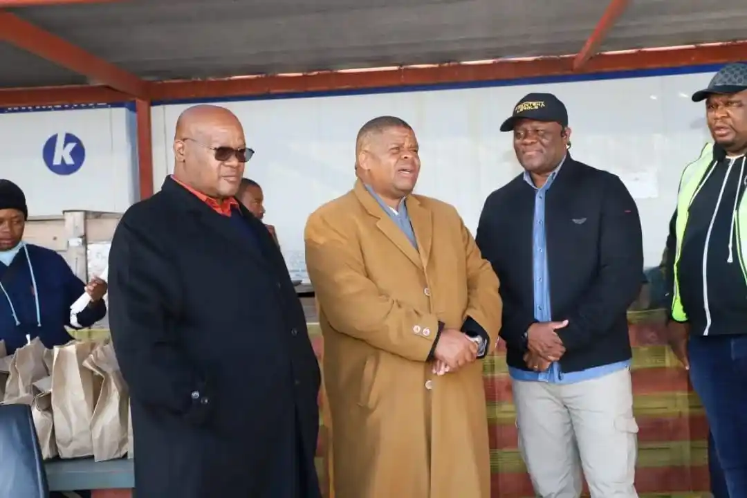 Image from NWCOGHSTA: [HAPPENING NOW]Deputy Minister David Mahlobo is conducting an oversigh...