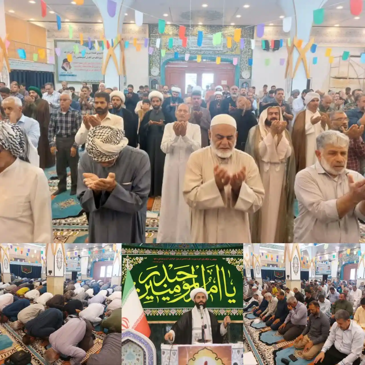 Image from مردم نهاد ممکو-چمران: ✅حضور پرشور شهروندان چمران،بعثت و عشایر منطقه در نماز جمعه شهر چمران د...