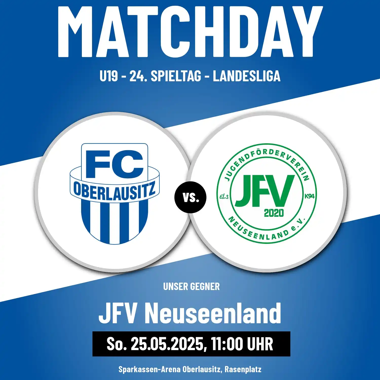 Image from FC Oberlausitz Neugersdorf e.V.: ⚽️💙🤍 HEIMSPIELTACH !!! U19 !!! <a class="text-blue-500 hover:underli...