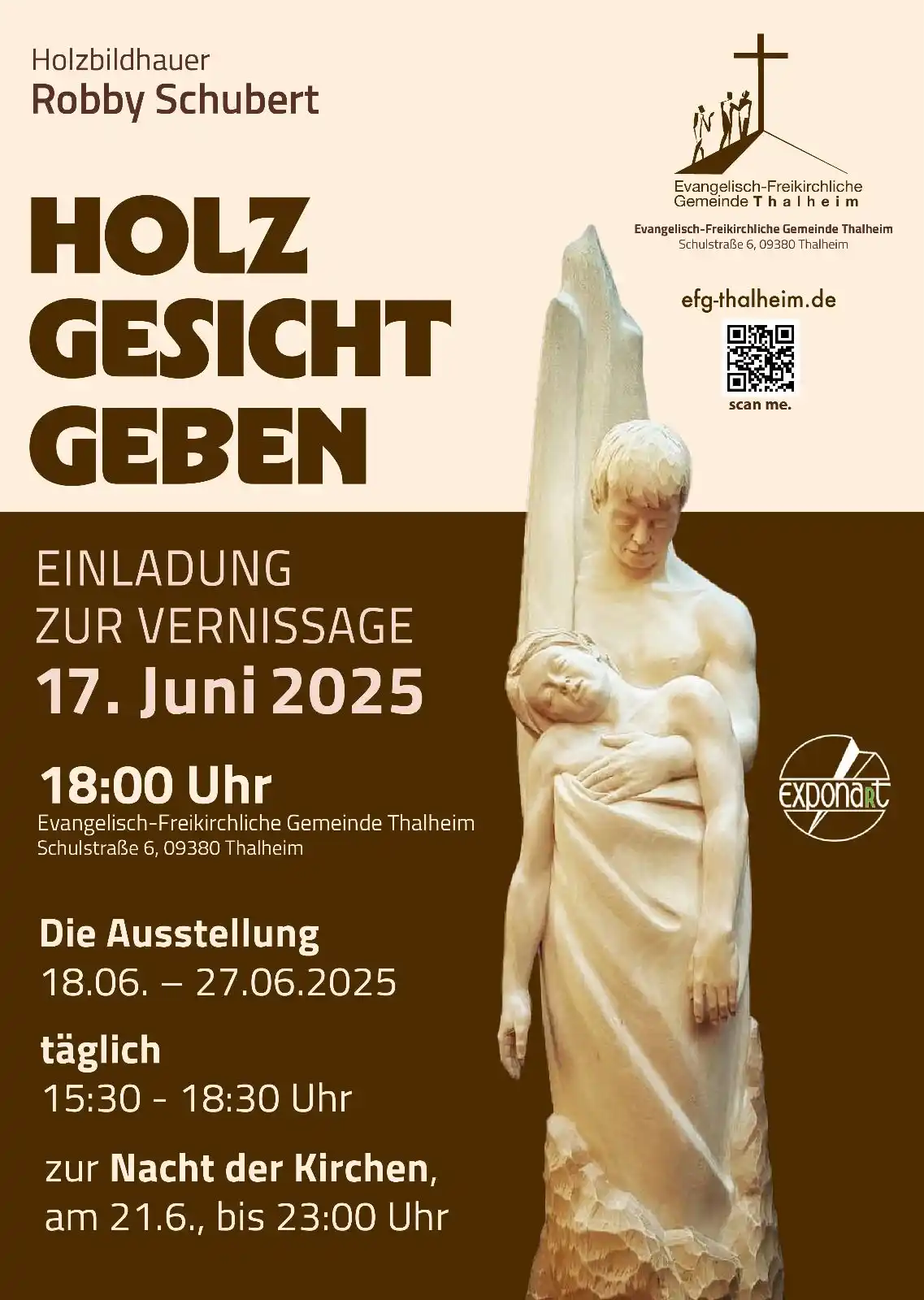 Image from Stadtverwaltung Thalheim/Erzgeb.: Herzliche Einladung zur heutigen Vernissage...