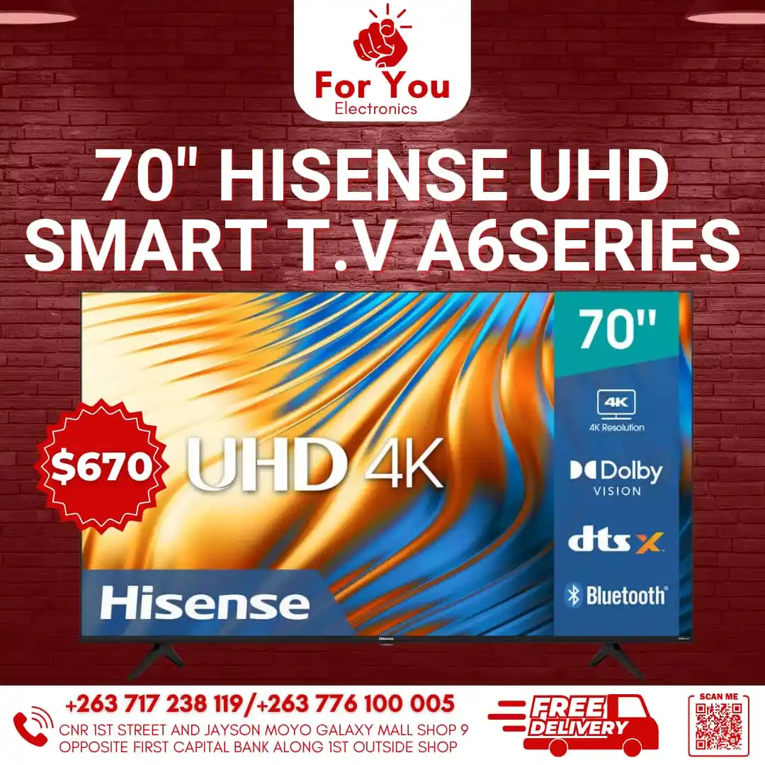 Image from For You Electronics: Hisense 70-inch TV models: Display Specifications - *Screen Size*: 70...