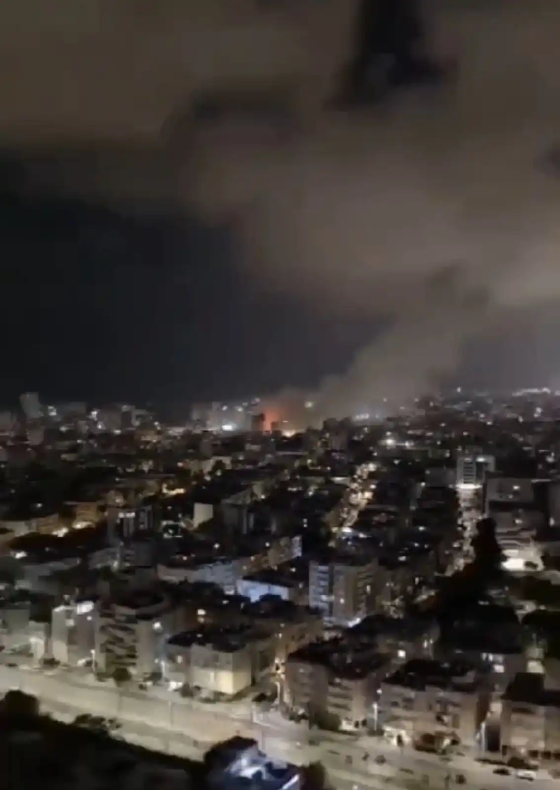 Image from UATV English: 🇮🇷🇮🇱 Overnight, Iran launched strikes on Israeli cities, resulting...