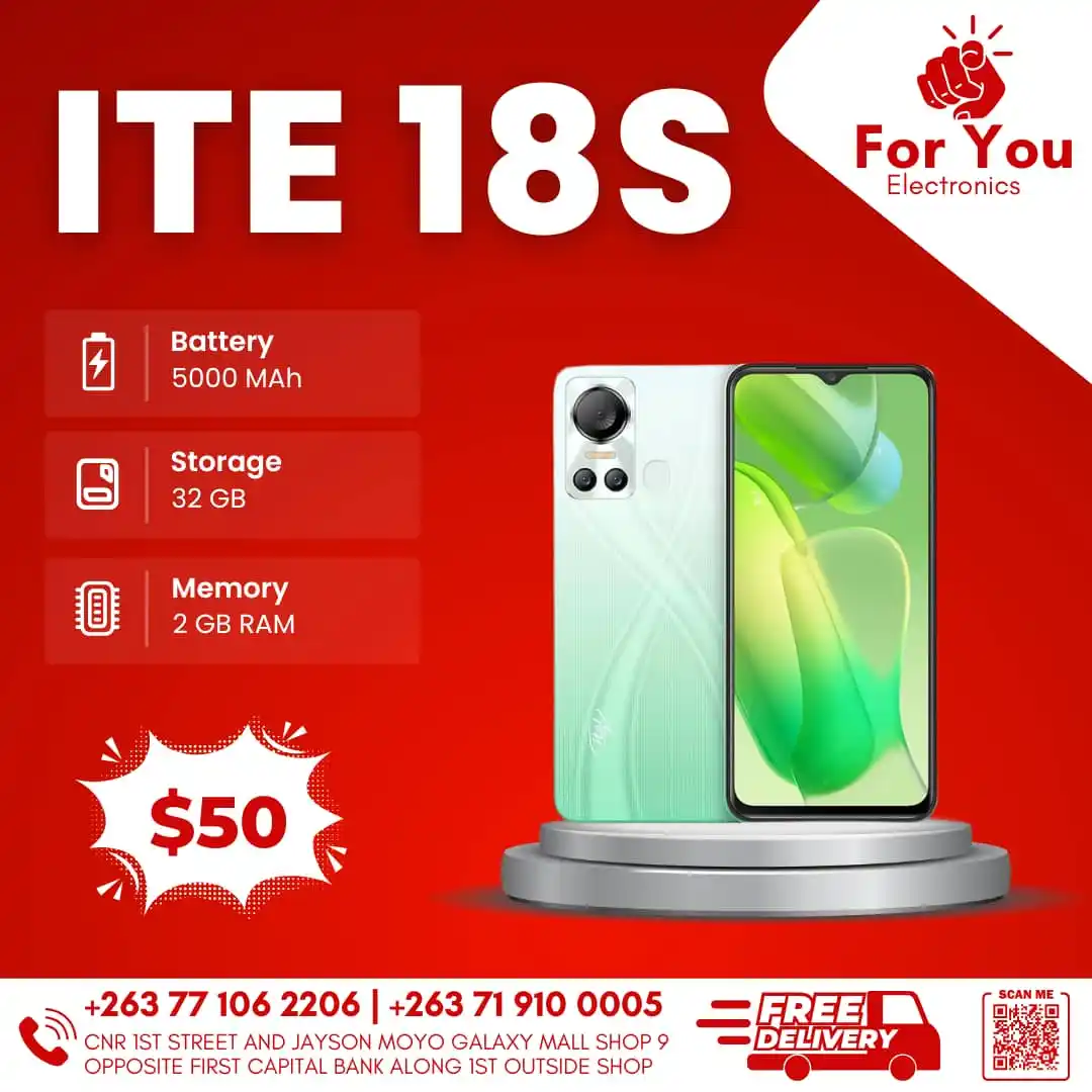 Image from For You Electronics: Itel A18 (2GB RAM / 32GB storage): 📱 5.0" display, 854 × 480 resolut...
