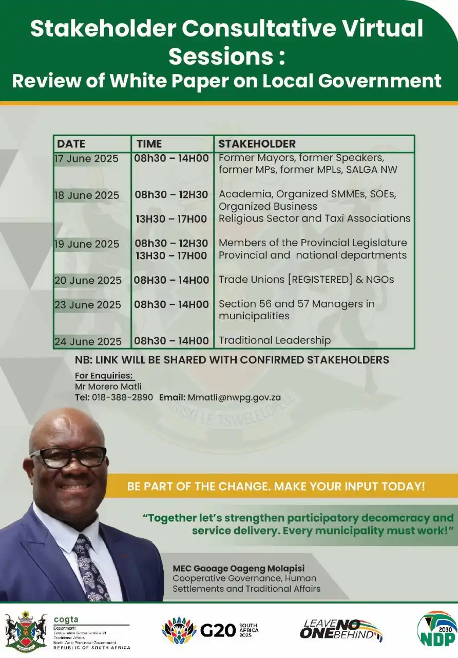 Image from NWCOGHSTA: Join us for the Stakeholder Consultative Virtual Sessions on the Revie...