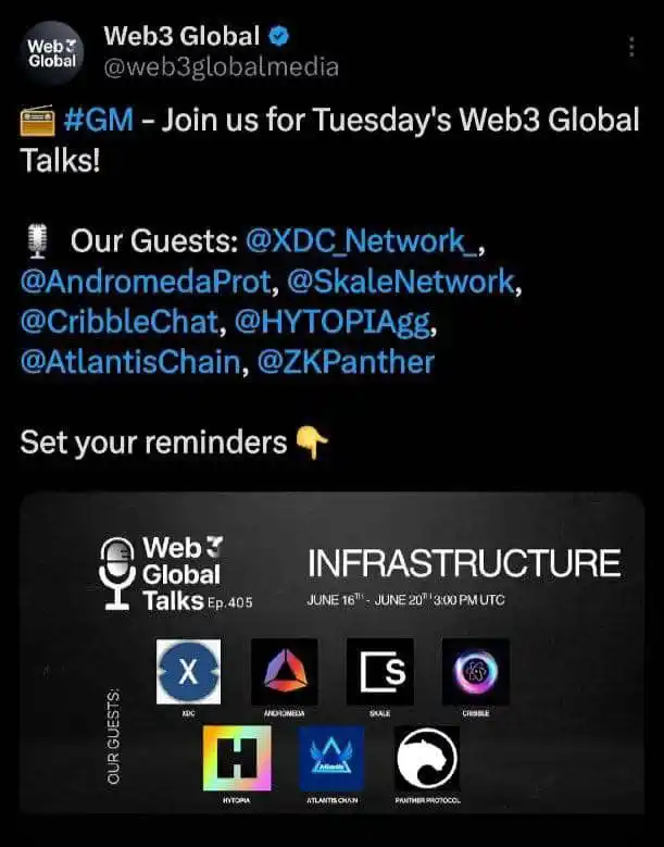 Image from Atlantis in: JUST IN 🚨— *Web 3.0 Global media* announces a strategic X (Twitter) S...