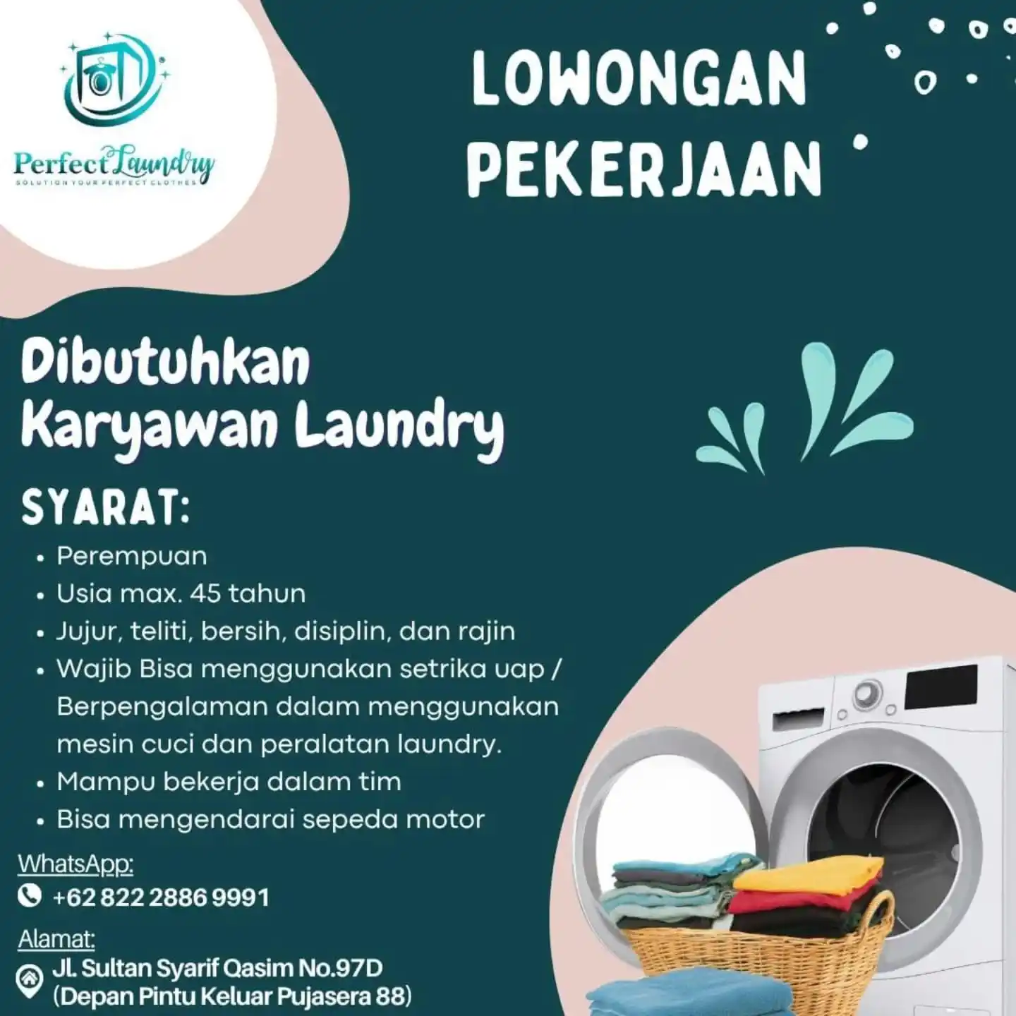 Image from INFO PEKANBARU: Karyawan Laundry...