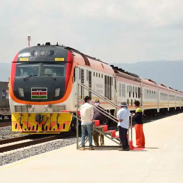 Image from GTN TV: Kenya will fully repay the Ksh477B Standard Gauge Railway (SGR) loan b...