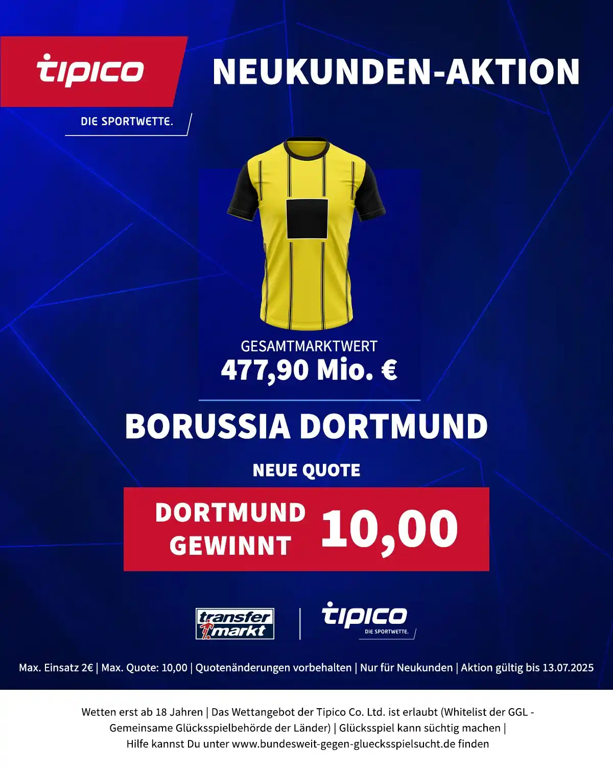 Image from Transfermarkt.de: *Klub WM:* Tipico hat eine besondere Aktion zur Klub WM in den USA. Fü...