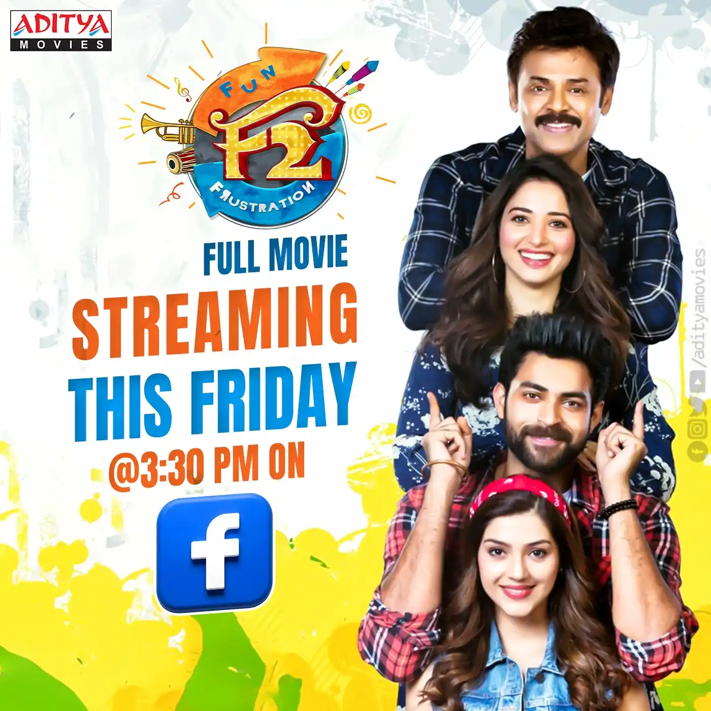 Image from Aditya Movies: 😄 Laughter alert! We’re going LIVE with <a class="text-blue-500 hover...