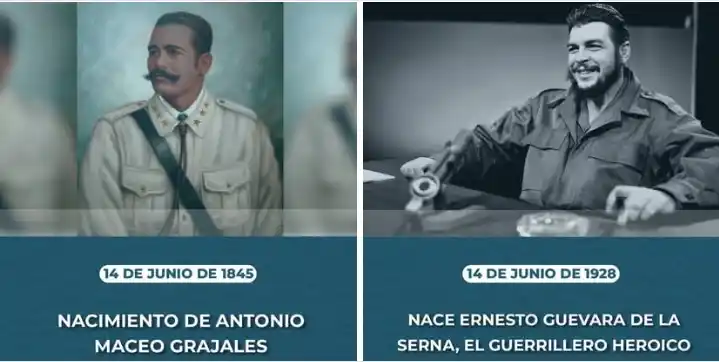Image from Partido Comunista de Cuba: Maceo y Che, paradigmas del pueblo de <a class="text-blue-500 hover:un...