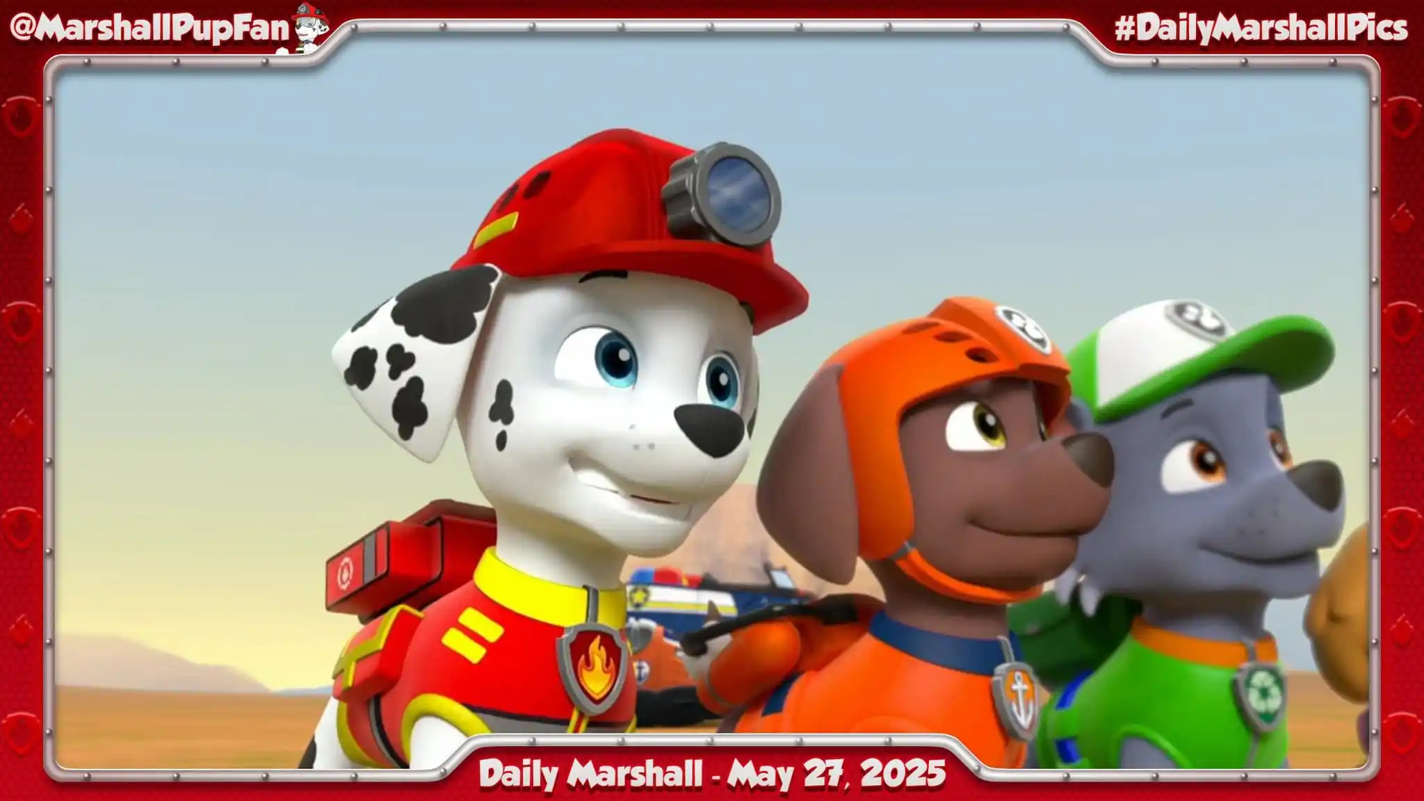 Image from ❤️🐾🔥Marshall Dalmatian❤️🐾🔥: Marshall Pup Fanatic (Twitter) Daily Marshall - May 27, 2025 <a class...