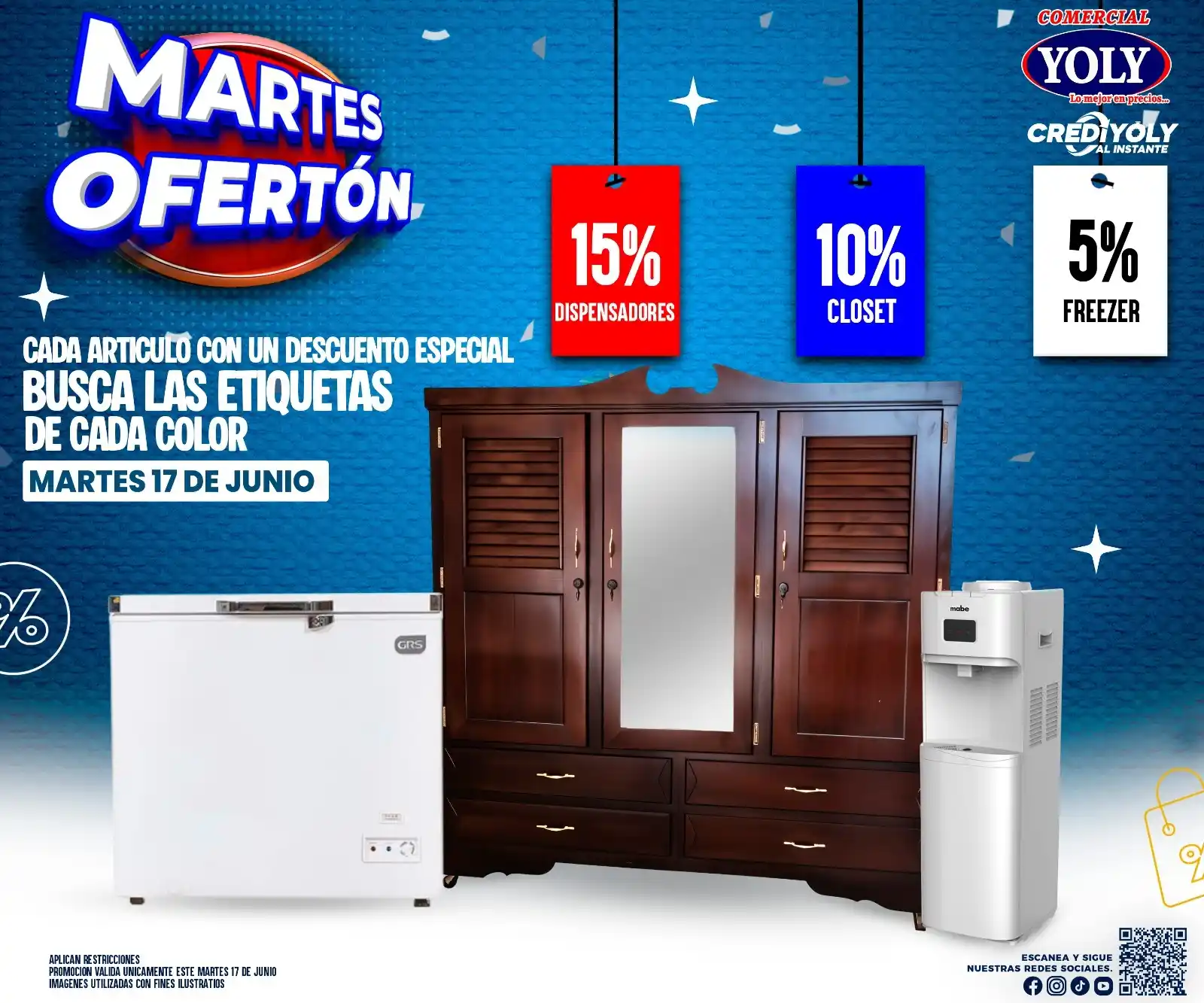 Image from Oriente Televisión Canal 28: ¡🔥 MARTES OFERTÓN en Comercial Yoly! 🔥 Este martes 17 de junio, cada...