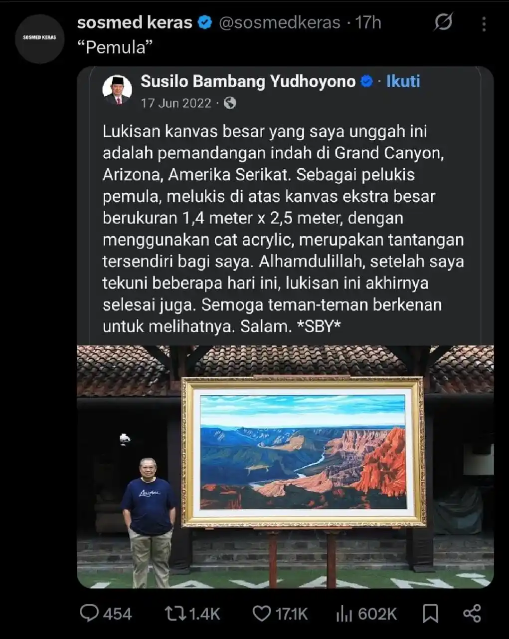 Image from Say what? Tunggu Agustus: Memang agak lain mantan presiden kita yang ke-6 ini...