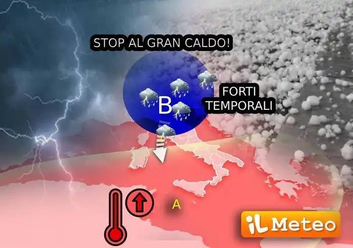 Image from FilosoficamenteParlando: *Meteo: break di Temporali con Grandine, caldo africano in ritirata. L...