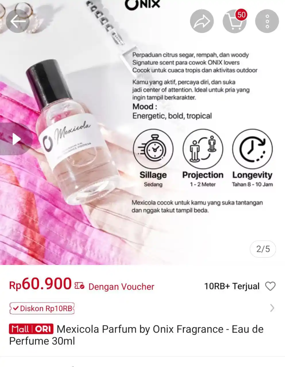 Image from SiCode Voucher + Hidden GEM Shopee: Mexicola Parfum by Onix Fragrance Normalnya 74rb https://s.shopee....