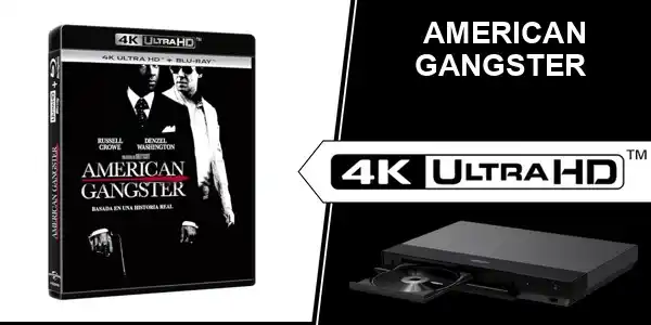 Image from Chollos de Cine (cinemix.es): MÍNIMO HISTÓRICO ‼️ ⚔️ AMAZON *American Gangster* (4K+Bluray) / Nueva...
