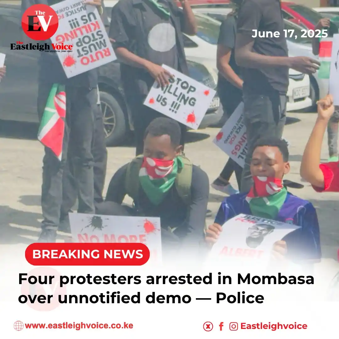 Image from Eastleigh Voice - eastleighvoice.co.ke: Mombasa’s Urban Sub-County Police Commander Nicholas Chalulot says fou...