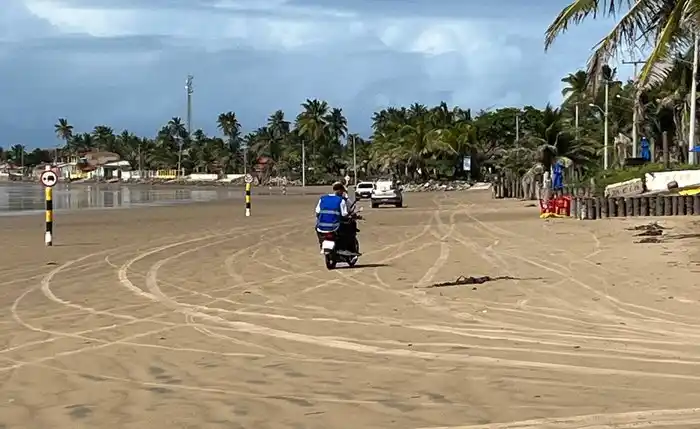 Image from Jornal Extra Alagoas: *MPF inspeciona Praia do Peba por medidas emergenciais no trânsito na ...