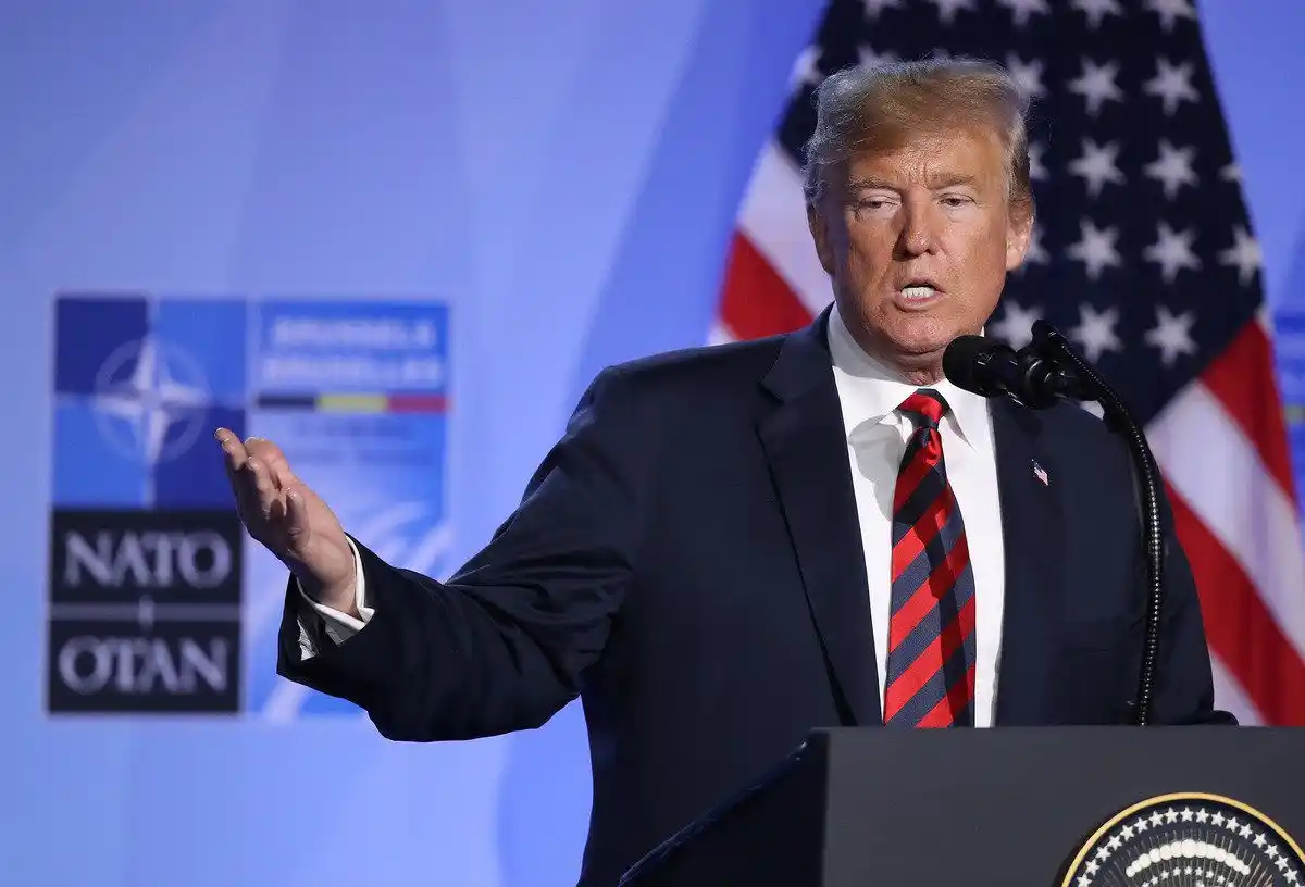 Image from UATV English: NATO has prepared a one-page communiqué to catch Trump's attention. T...