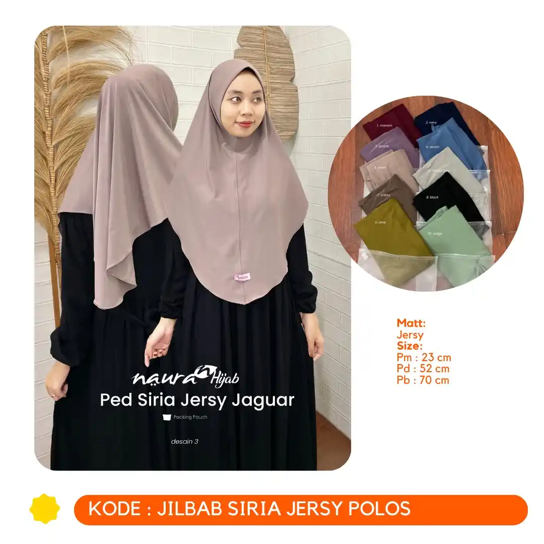 Image from TokoRajawali-Lombok: *New Arrivals*✨ Naura Jilbab Siria Cantika Jersy 🧵 Jersey 🔗 02-26...