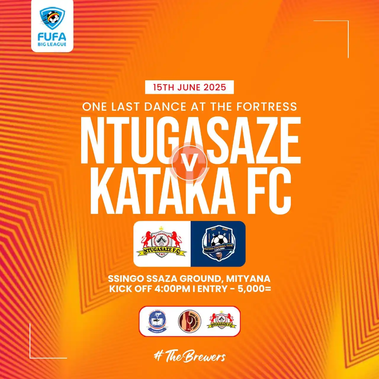 Image from NTUGASAZE FOOTBALL CLUB: NEXT MATCH ALERT One last dance at home!! Ntugasaze FC 🆚 Kataka FC 🗓...