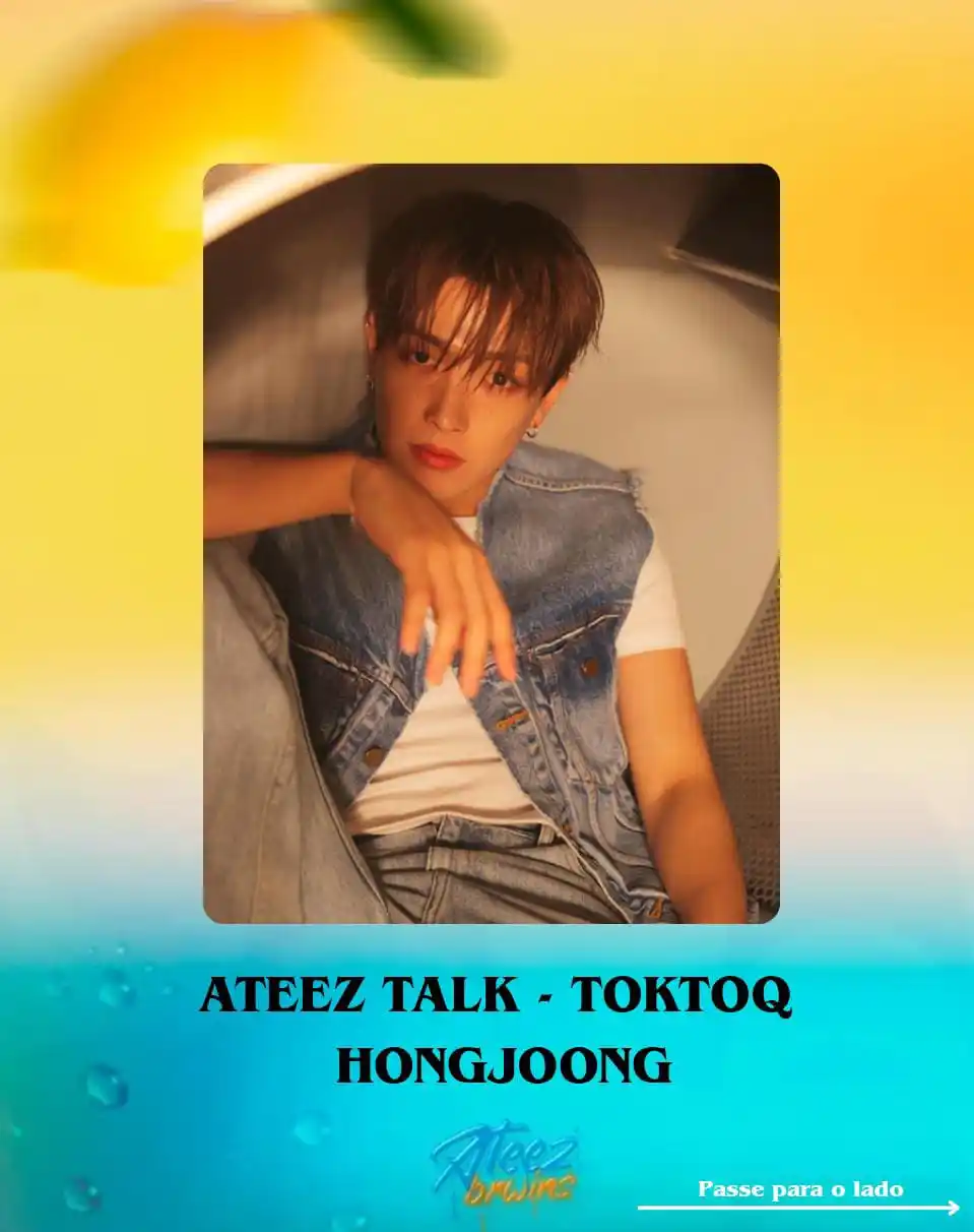 Image from ATEEZ BRASIL WINS: [📸] Novas fotos do Hongjoong via TOKTOQ...