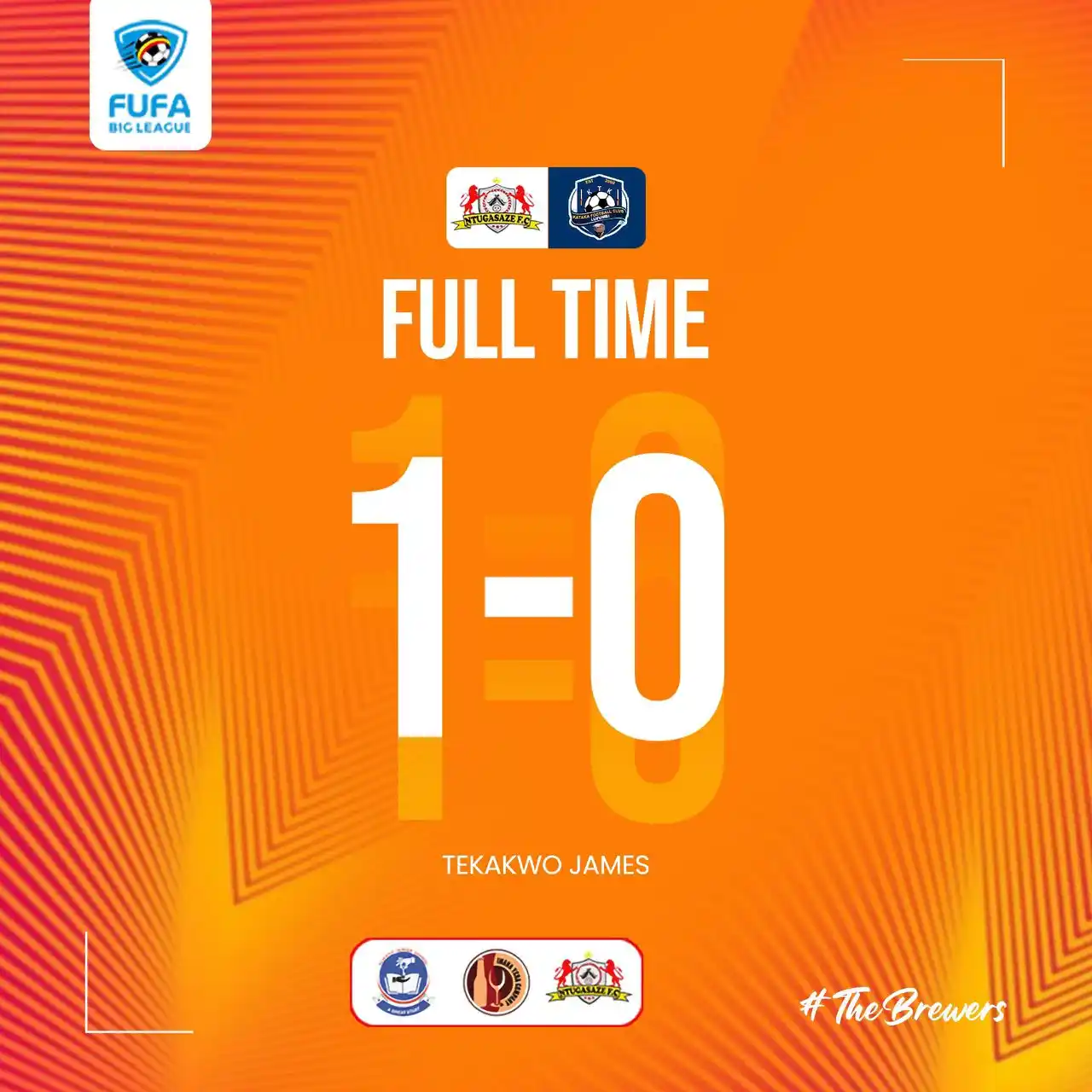 Image from NTUGASAZE FOOTBALL CLUB: NTUGASAZE 1️⃣ : 0️⃣ KATAKA FC A massive win at home! We get the job d...