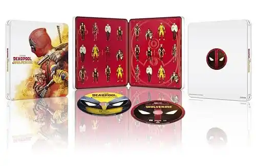 Image from Chollos de Cine (cinemix.es): NUEVO MÍNIMO ‼️ ✌️ AMAZON *Deadpool y Lobezno* «Steelbook» (4K+Bluray...