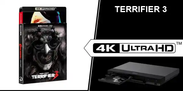 Image from Chollos de Cine (cinemix.es): NUEVO MÍNIMO ‼️ ✌️ AMAZON *Terrifier 3* (4K+Bluray) / Se presenta con...