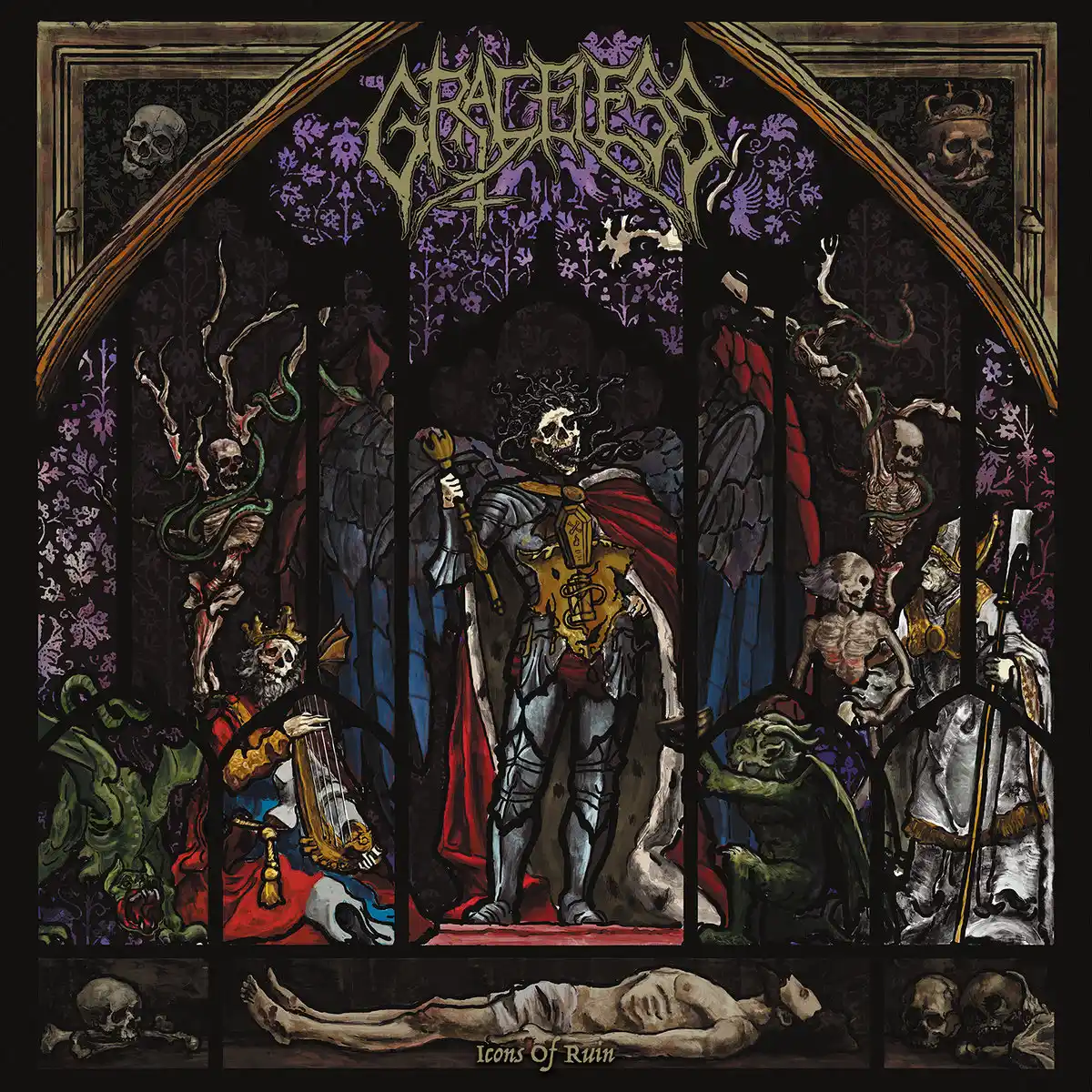 Image from Necromance Magazine: Nuevo trabajo de los holandeses GRACELESS, “Icons of Ruins”, ya dispon...