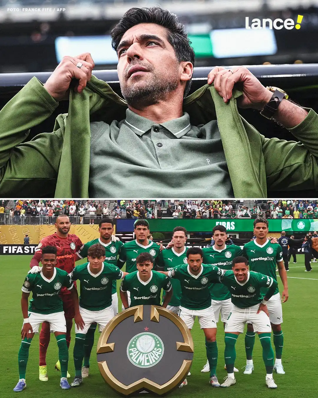 Image from Lance! Palmeiras: O PALMEIRAS DE ABEL FERREIRA NO MUNDIAL DE CLUBES! AURA! 🌟🏆🌎...