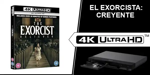 Image from Chollos de Cine (cinemix.es): OFERTA ‼️ 💥 AMAZON *El Exorcista: Creyente* (4K) / Edición inglesa c...