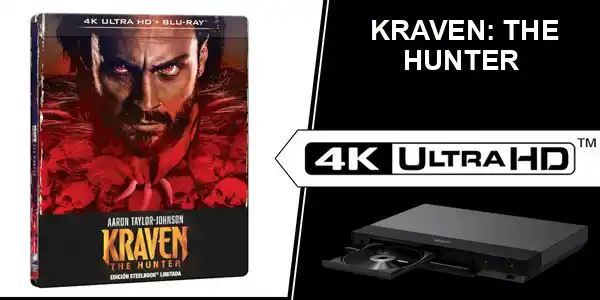 Image from Chollos de Cine (cinemix.es): OFERTA ‼️ 💥 AMAZON *Kraven: The Hunter* «Steelbook» (4K+Bluray) / Ed...