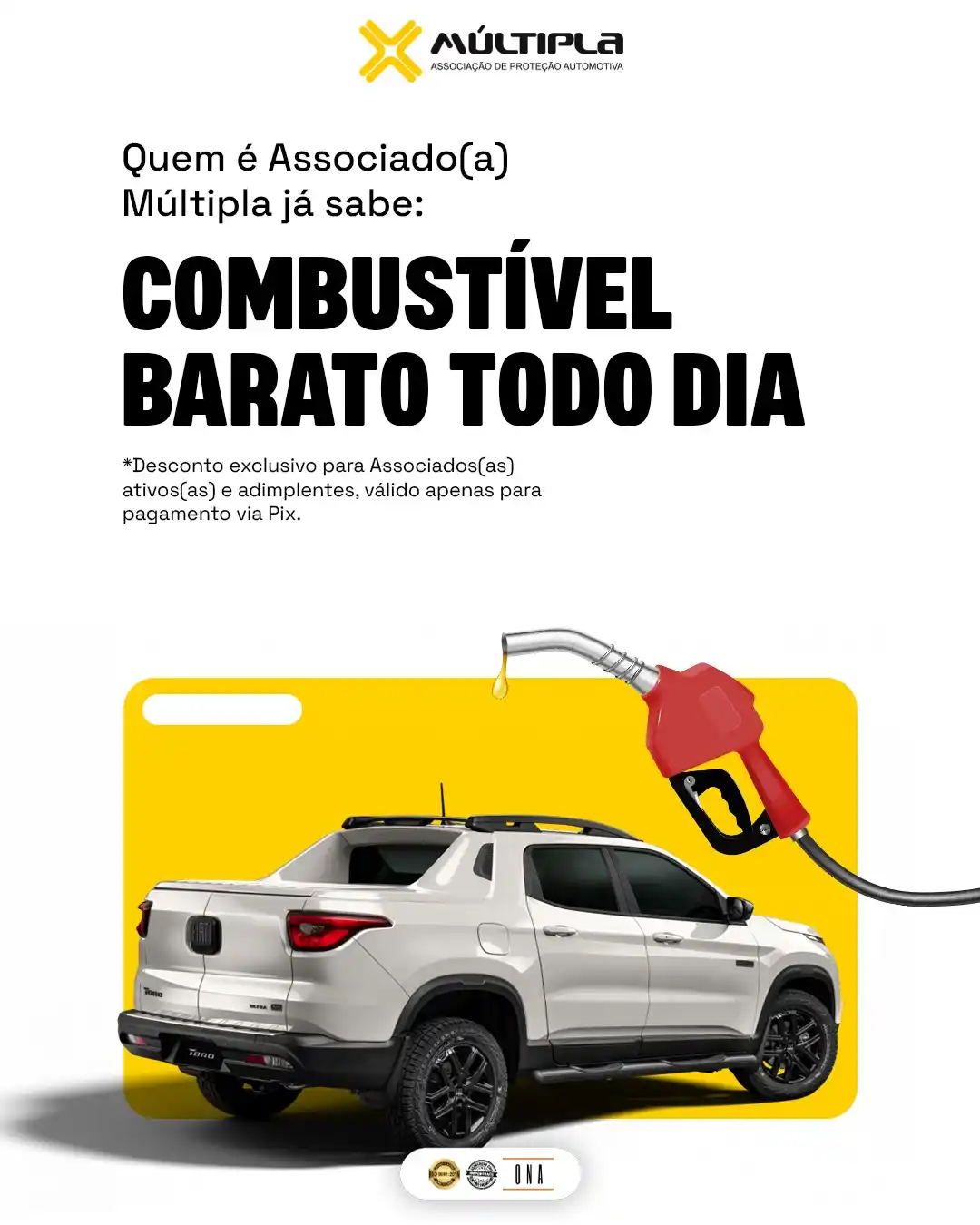 Image from Associação Múltipla de Proteção e Assistência Automotiva: Pagar menos no combustível virou rotina para quem é Associado(a) Múlti...