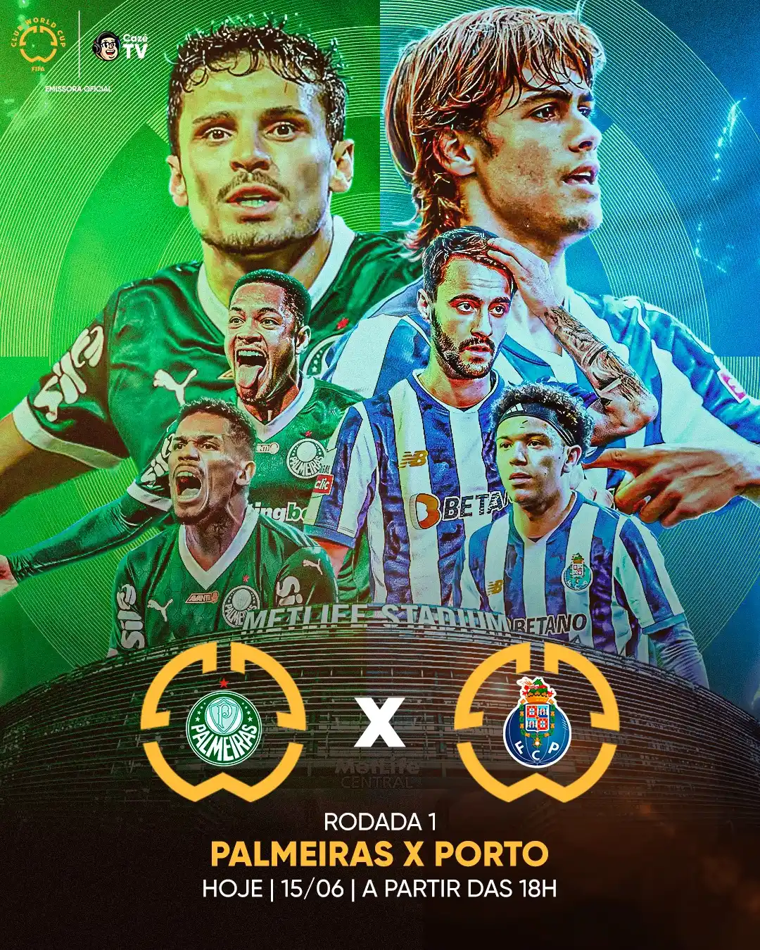 Image from Lance! Palmeiras: ⏰💚 Palmeiras vai entrar em campo na Copa do Mundo de Clubes! O clima...
