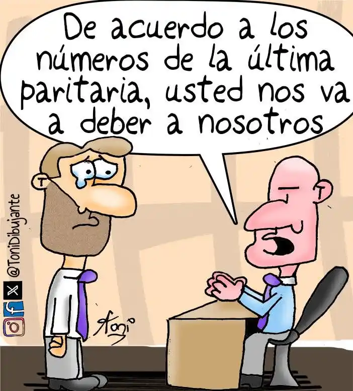 Image from Toni: Paritarias...