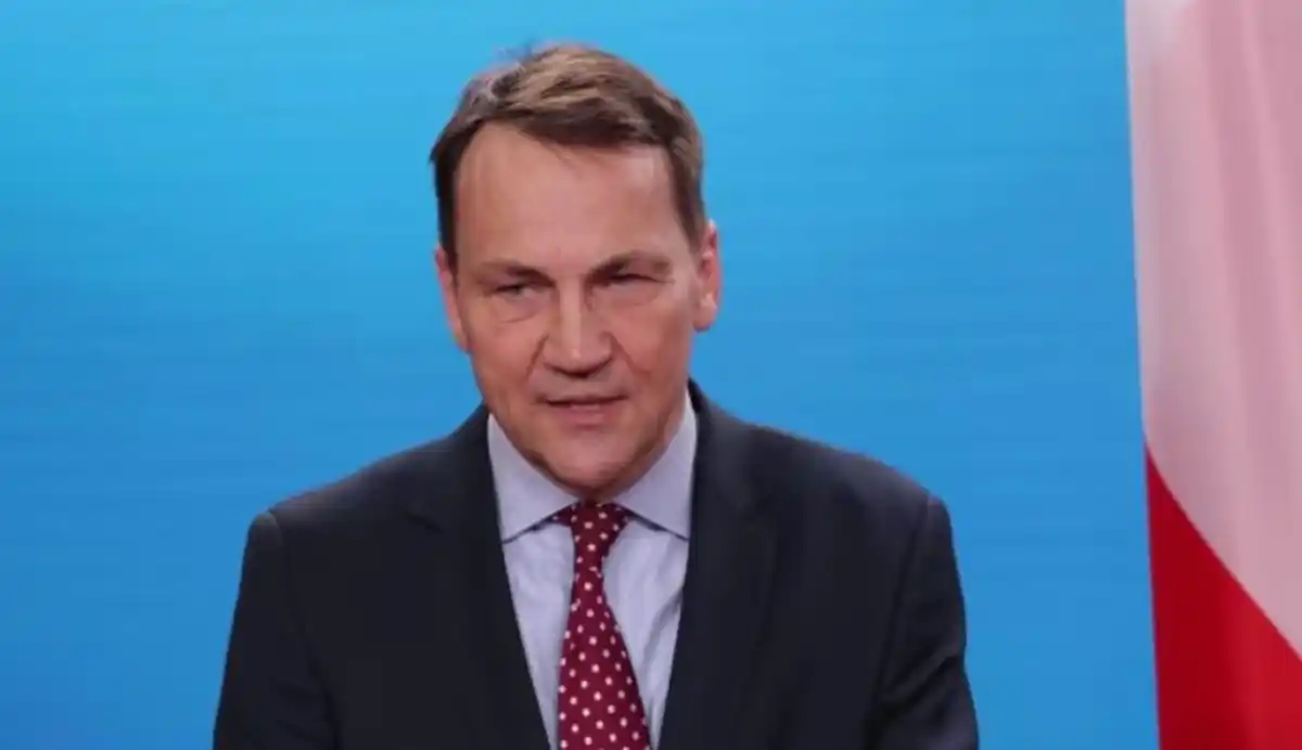 Image from UATV English: Polish Foreign Minister Radosław Sikorski stated that Russian forces c...