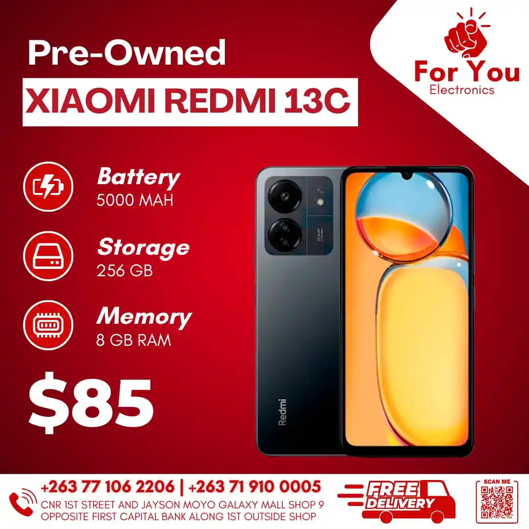 Image from For You Electronics: 📱 Pre-Owned and still new Redmi 13C – Great Value, Great Performance!...