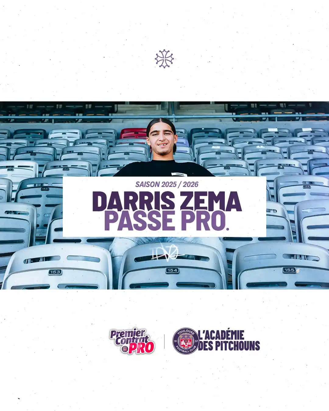 Image from Toulouse Football Club: π·ππππππ πͺππππππ π·ππ pour l'as du dribble Darris Zema,...